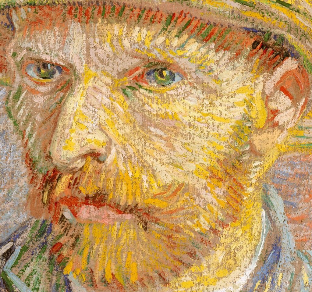 Analisi Dellopera Di Van Gogh Autoritratto Con Cappello Di Paglia