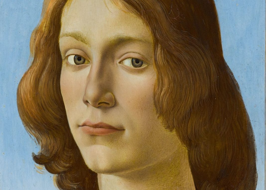 SANDRO BOTTICELLI’S YOUNG MAN HOLDING A ROUNDEL. ESTIMATE UPON REQUEST © Sotheby's