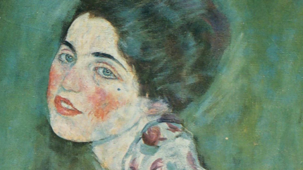 Il Ritratto di signora di Klimt torna oggi alla Galleria Oddi Ricci di Piacenza,
