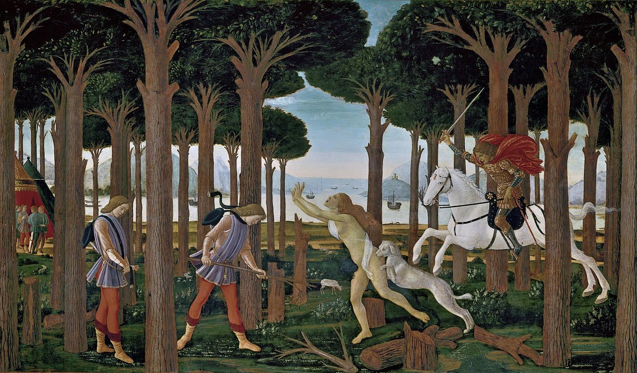 Nastagio degli Onesti, Botticelli, © Museo del Prado, Madrid