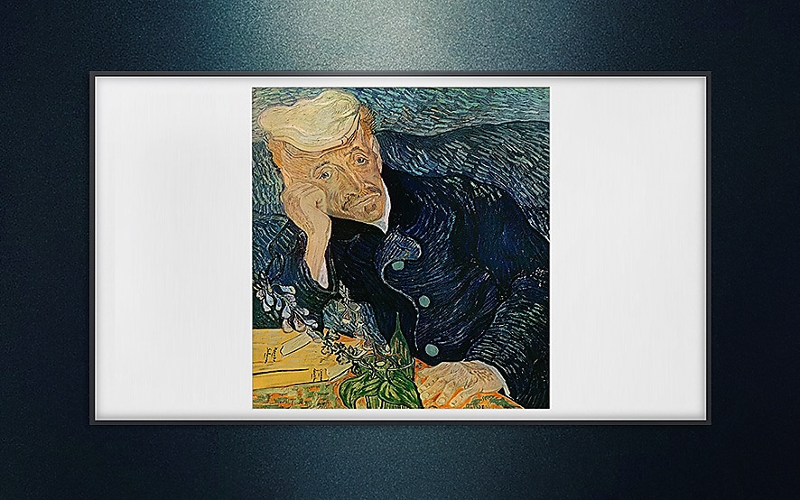Ritratto del dottor Gachet (1884) Vincent van Gogh, Olanda Visto l'ultima volta- negli Stati Uniti