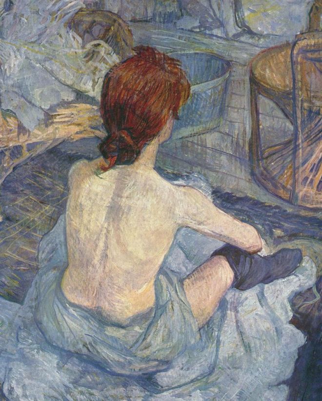 enri de Toulouse-Lautrec, La toilette, 1896, olio su cartone, 67×54 cm, Musée d’Orsay, Parigi