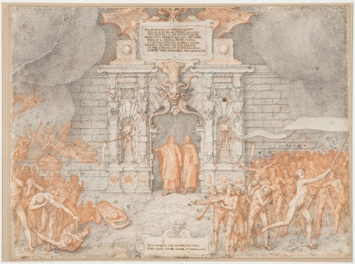 La Divina Commedia di Federico Zuccari - La Porta dell'Inferno -