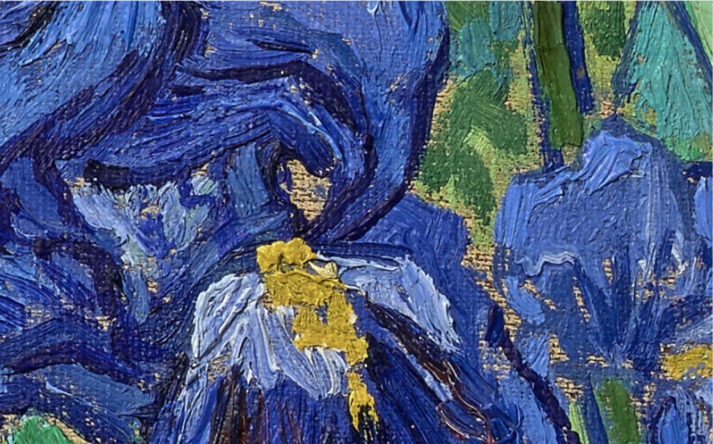 Vincent van Gogh (Dutch, 1853 - 1890) Irises, 1889, Oil on canvas 74.3 × 94.3 cm (29 1/4 × 37 1/8 in.), 90.PA.20 The J. Paul Getty Museum, Los Angeles