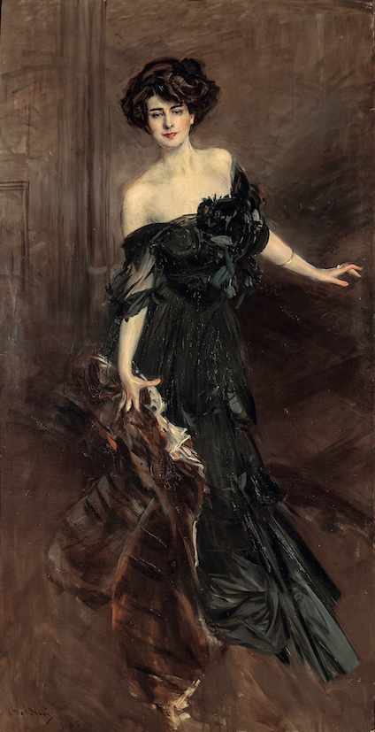 Giovanni Boldini 1 Mademoiselle De Nemidoff, 1908, olio su tela, 232x122 cm Collezione privata