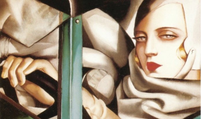 Tamara de Lempicka, Autoritratto sulla Bugatti verde (1932)