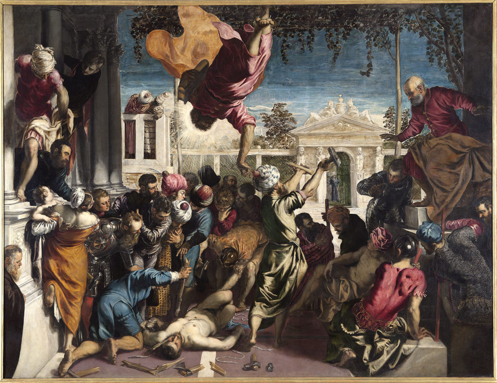 Jacopo Robusto detto il Tintoretto  San Marco libera lo schiavo, 1548 olio su tela, 415 x 541 cm Venezia, Gallerie dell’Accademia