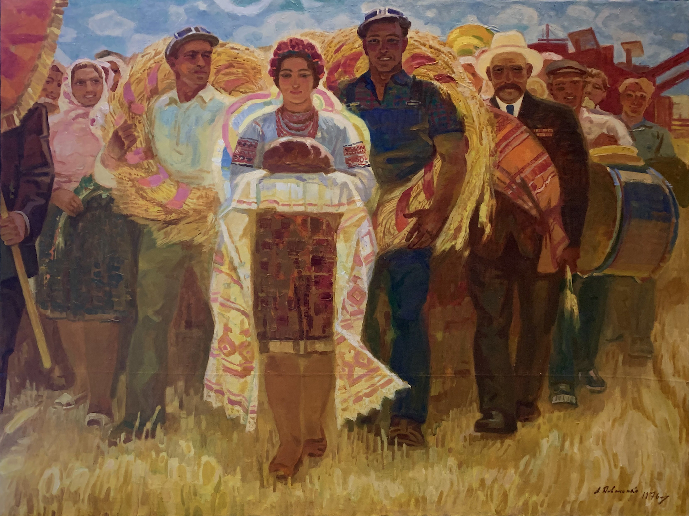 Dovzhenko Anatoly Ivanovich_Festa del raccolto del grano