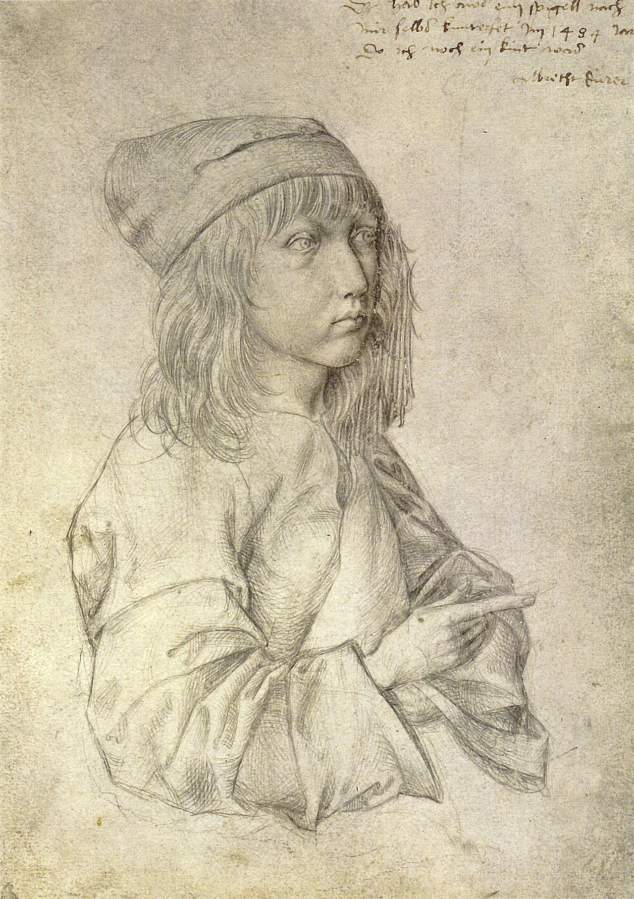 Self-portrait at 13 by Albrecht Dürer