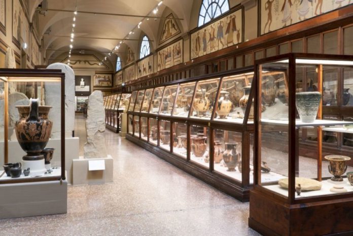 Museo Civico Archeologico di Bologna, veduta di allestimento della Sezione Etrusca. Foto Ornella De Carlo. Courtesy Settore Musei Civici Bologna