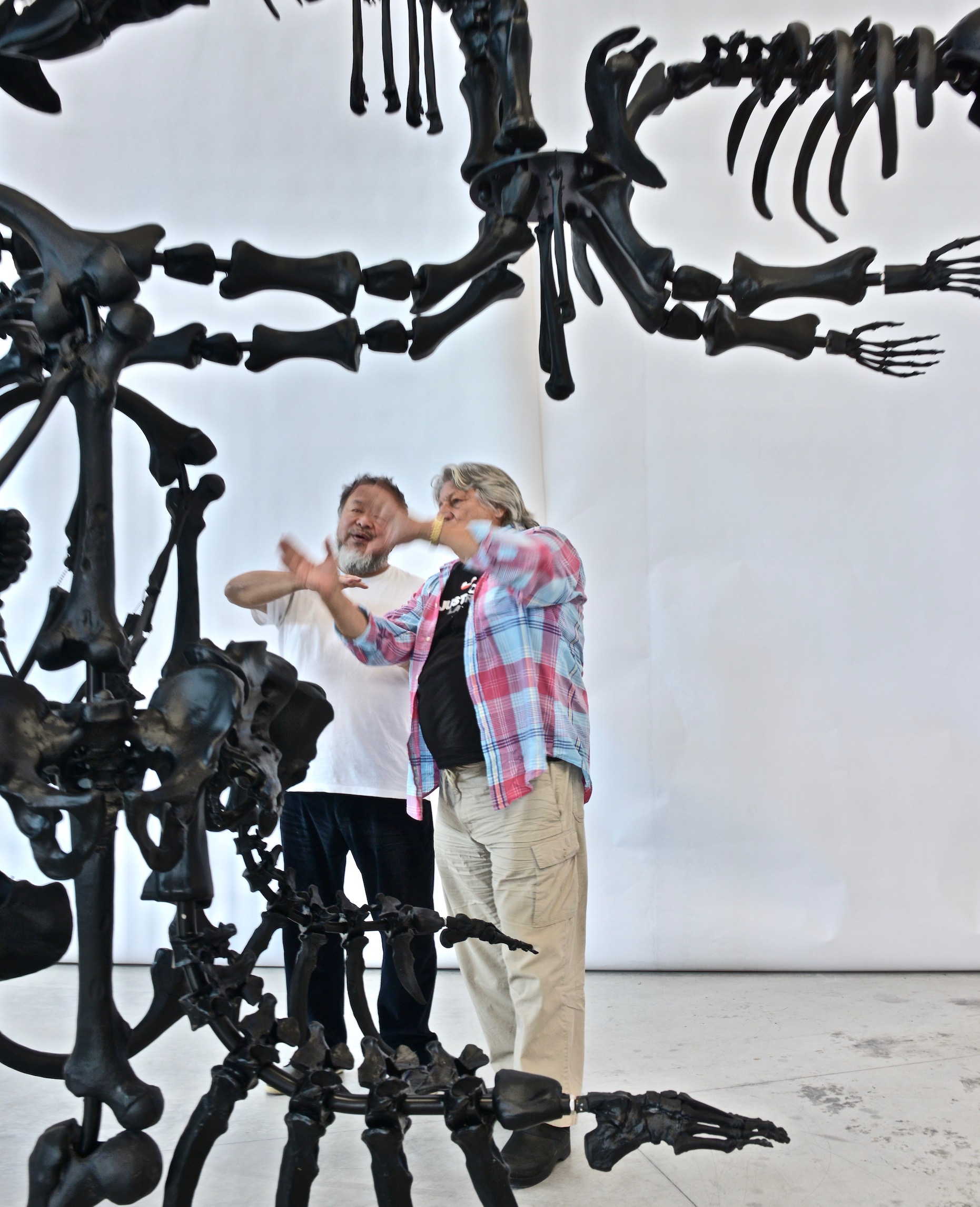 Ai Weiwei and Adriano Berengo, 2020, Venice, photo credit Edward Smith
