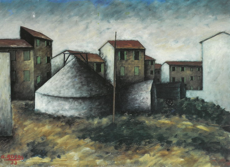Passione Novecento da Paul Klee a Damien Hirst - Ottone Rosai, Circo, 1933, olio su cartone, 71x100x2cm (senza cornice) 123x93x6 cm (con cornice)