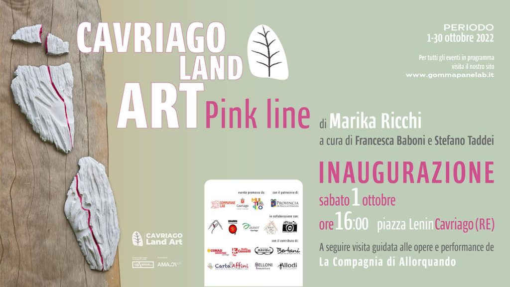 Marika Ricchi protagonista della terza edizione di "Cavriago Land Art"