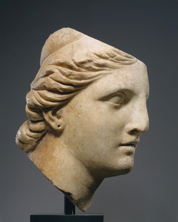 Carabinieri dell’Arte -Testa marmorea di Atena, 200 a.C. circa