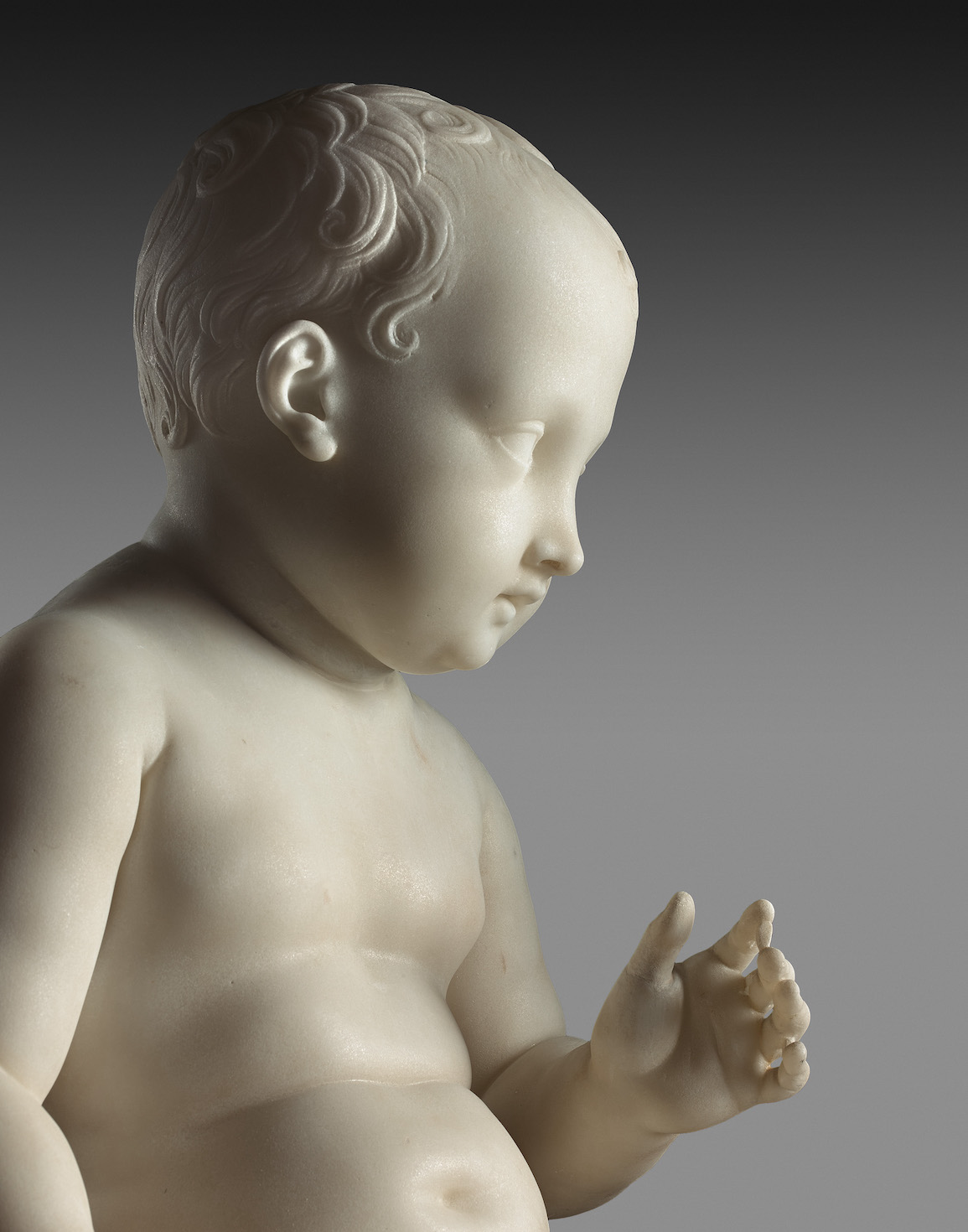Antonio Canova (1757 – 1822) San Giovannino, 1821-22 (particolare) Marmo, 65x35x43 cm Parigi, Trebosc van Lelyveld