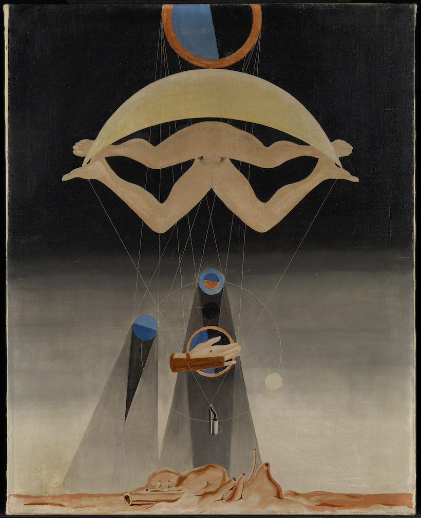 Gli uomini non ne sapranno nulla, 1923 Olio su tela, 80,3 x 63,8 cm Tate, acquisito nel 1960 © Tate, London, 2022 © Max Ernst by SIAE 2022