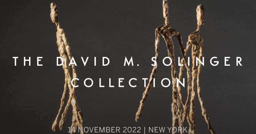 The David M. Solinger Collection: capolavori in asta da Sotheby's
