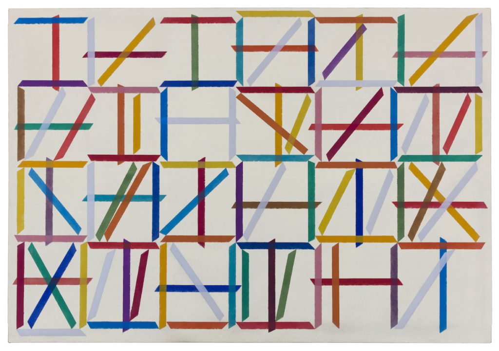 Piero Dorazio Balance and counterbalance, 1965 olio su tela 197,5 x 273,5 cm