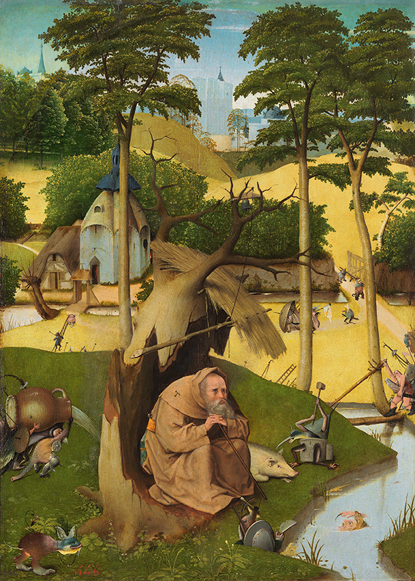 Jheronimus Bosch Le tentazioni di sant’Antonio / The Temptations of Saint Anthony c. 1510-15 Olio su tavola / Oil on panel Museo Nacional del Prado, Madrid