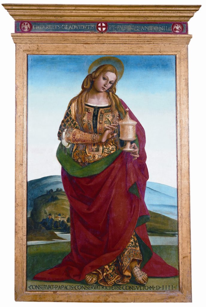 Luca Signorelli Santa Maria Maddalena 1504 tavola/ pittura a olio Orvieto, Museo dell’Opera del Duomo