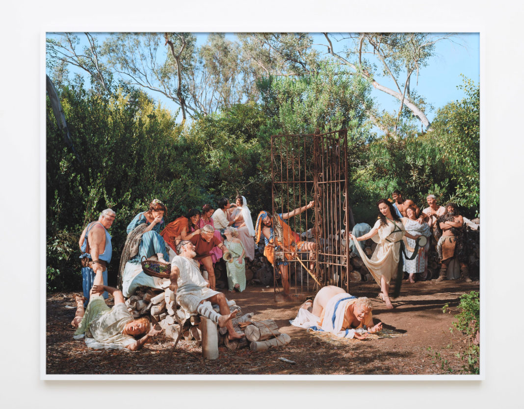 Miart - Eleanor ANTIN The Comic Performance (after Poussin) (from Roman Allegories), 2004 Digital print on 305gsm Hahnemühle Photo Rag Ultra Smooth Inkjet Paper 121.9 x 152.4 cm Edition of 4 Courtesy Richard Saltoun Gallery, London – Rome