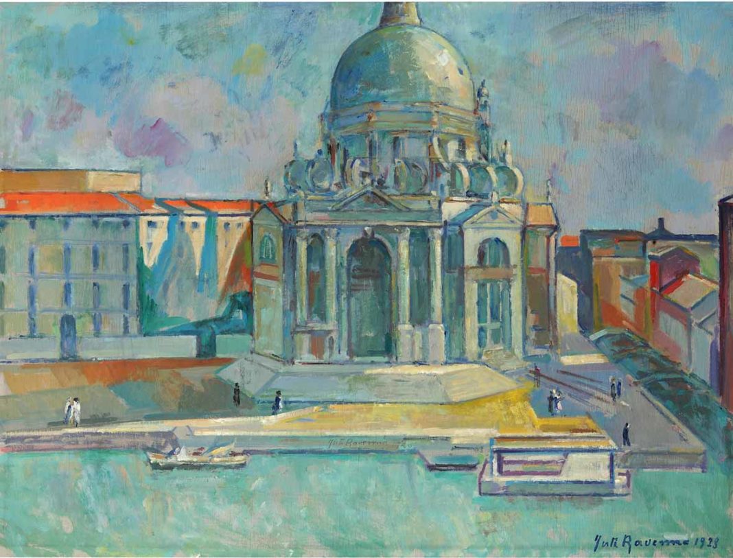 Juti Ravenna, Chiesa della Salute, 1928, 54,5 x 73 cm