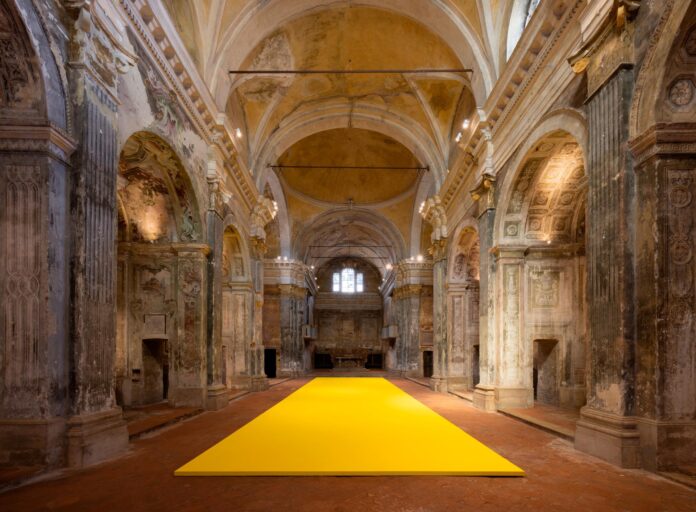 Cremona Contemporanea Art Week 2023, Olivier Mosset @San Carlo Cremona ph Andrea Rossetti