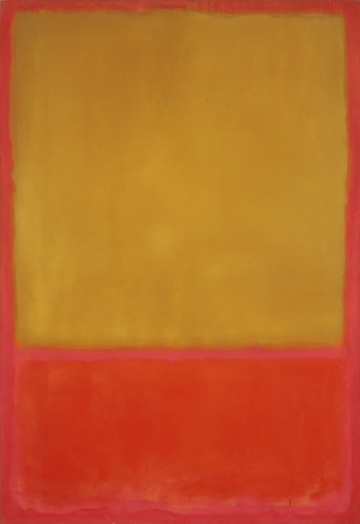 Mark Rothko, The Ochre (Ochre, Red on Red), 1954Mark Rothko, The Ochre (Ochre, Red on Red), 1954 Oil on canvas 235.3 x 161.9 cm The Phillips Collection, Washington DC Acquired 1960 © 1998 Kate Rothko Prizel & Christopher Rothko - Adagp, Paris, 2023