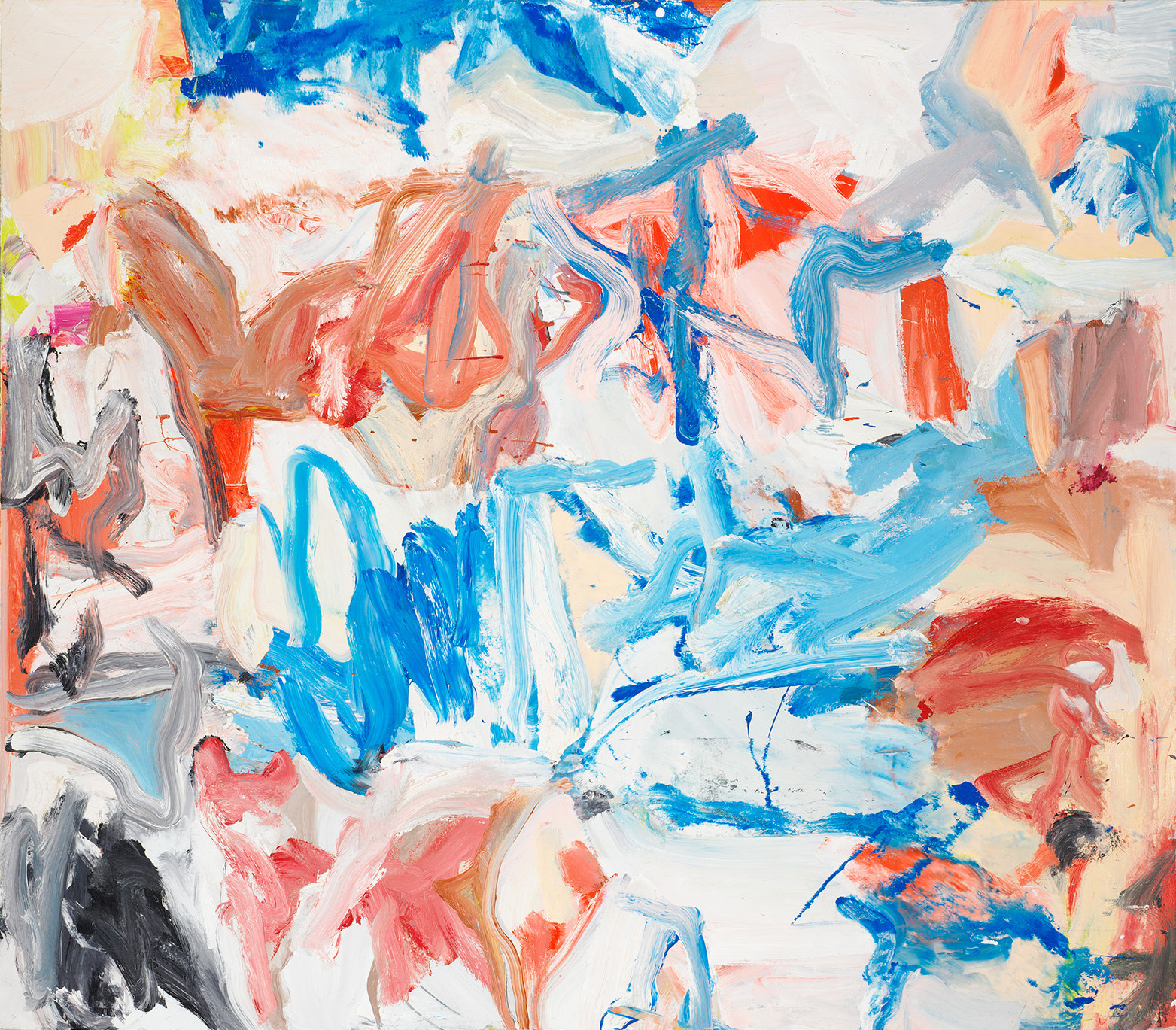 Willem de KooningScreams of Children Come from Seagulls (Untitled XX), 1975 olio su tela 195.6 x 223.5 cm Museo Glenstone Potomac, Maryland © 2024 The Willem de Kooning Foundation, SIAE