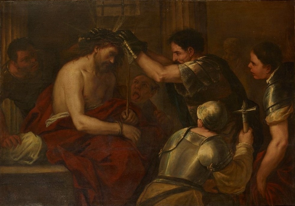 Luca GiordanoIncoronazione di spine, 1660-1665 olio su tela
Bergamo, Accademia Carrara