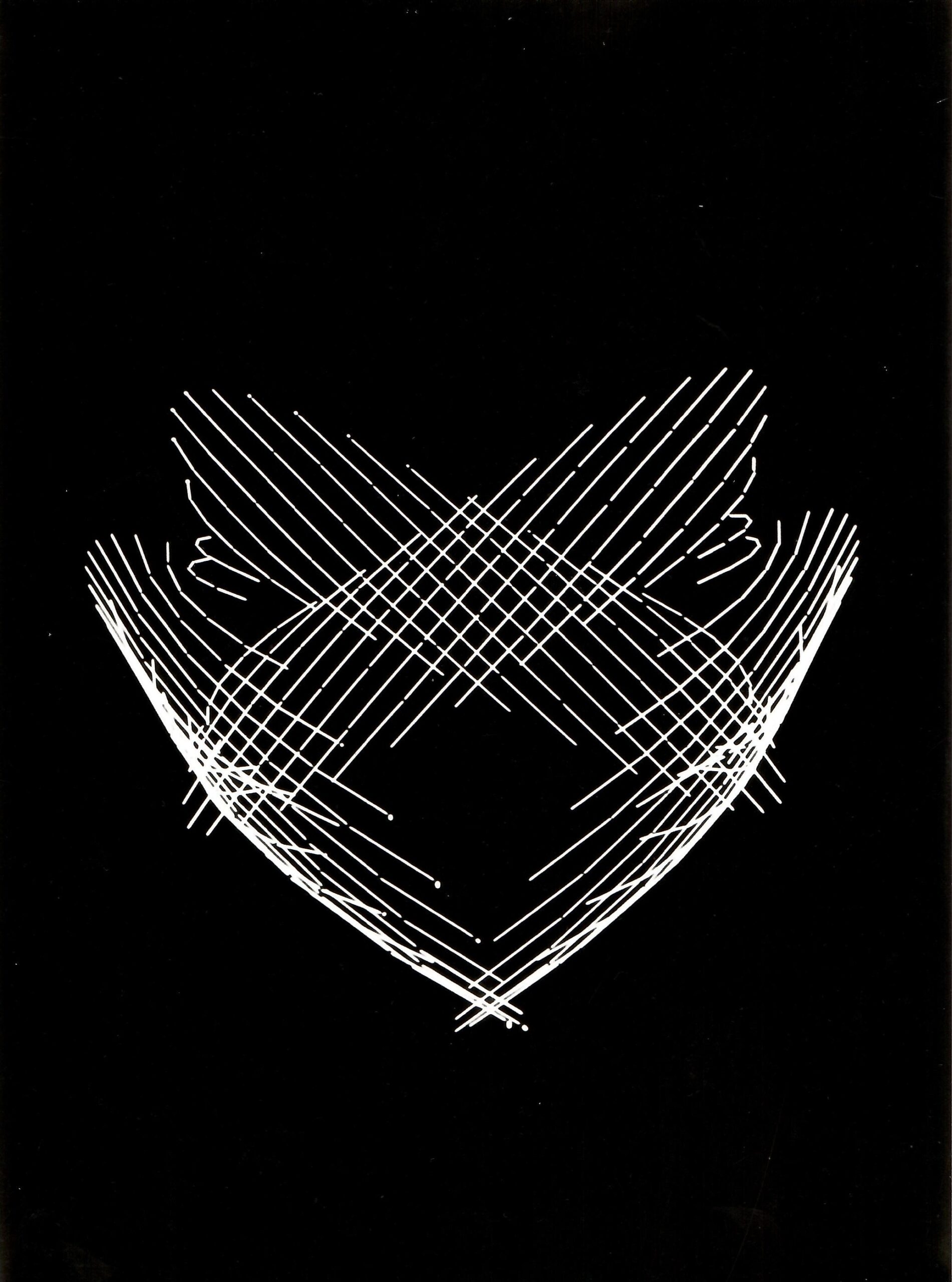 Herbert W. Franke, Rotationen, Vintage Fotografie Unikat , 18 x 24 cm, 1974