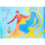 Gillo_Dorfles_Il_fustigatore_2007_acrilico_su_tela_cm50x70