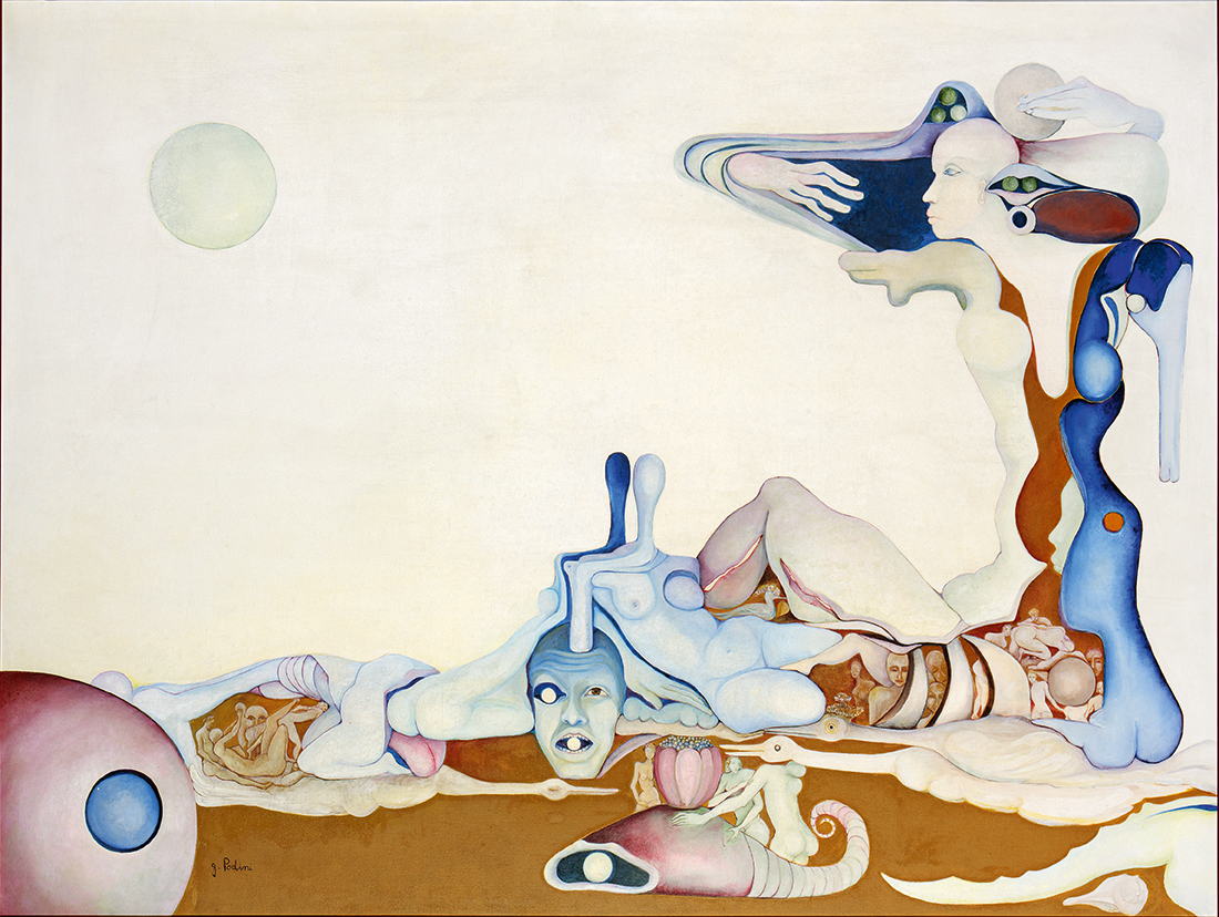 Gabriella Podini - 1979 Lodi_143_Dipinto_Antonio Maric_Storia di una nascita_olio su tela 27_120x170