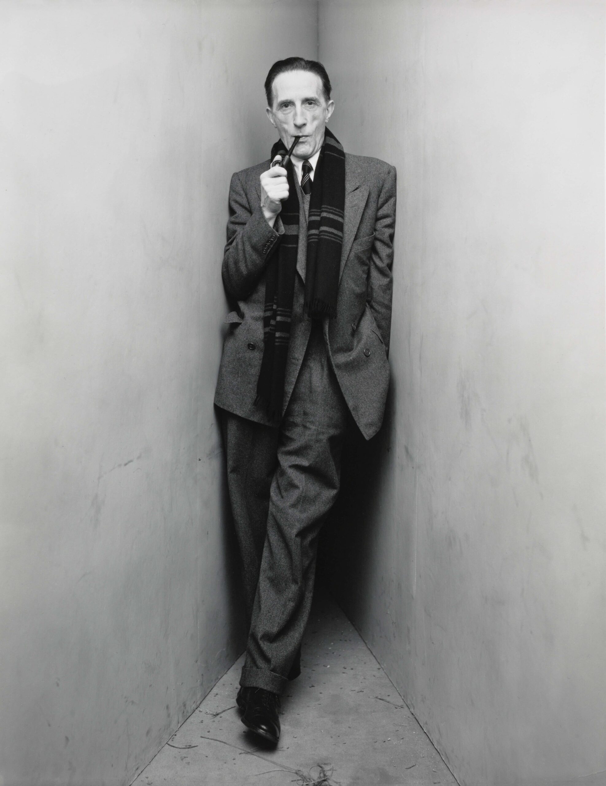 Irving Penn, Marcel Duchamp (1 of 2), New York, 1948 Gelatin silver print(IRP 1032) - © The Irving Penn Foundation Courtesy Thaddaeus Ropac gallery London · Paris · Salzburg · Milan · Seoul