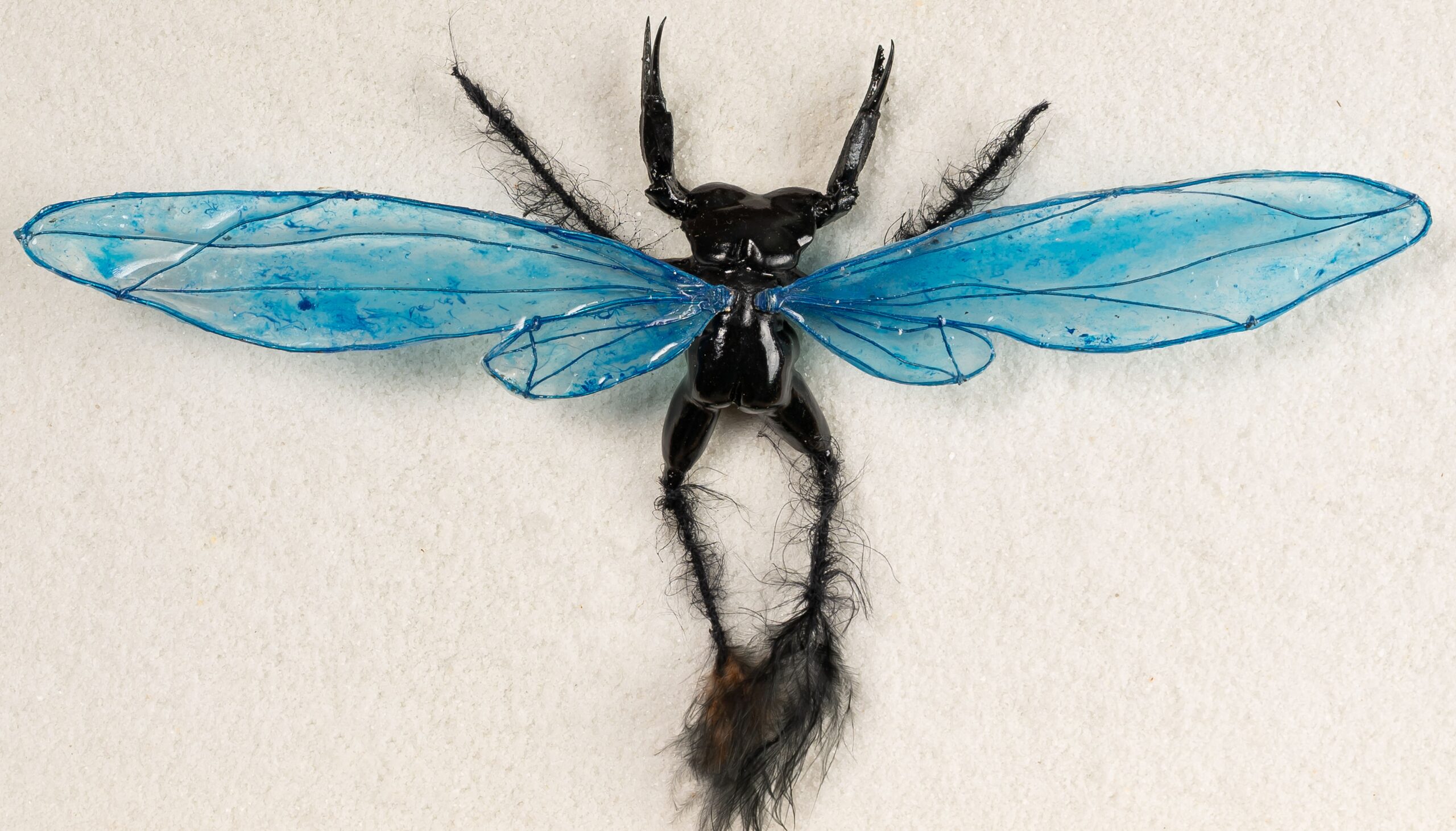 Noemi Priolo.Fly qb, 2025, Resin, salt, Mixed media, Cm 30x60x5 _crediti Andrea Rosset